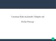 Venemaa Rahvakalendri Tähtpäevad