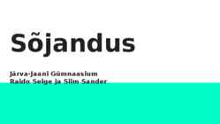 Sõjandus