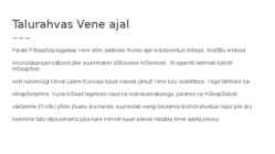 Ajaloo töö talupojad vene ajal #2