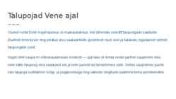Ajaloo töö talupojad vene ajal #4