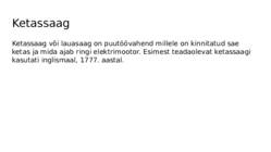 Ketassaag #2