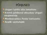 UNGARI ÜLESTÕUS #3