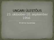 UNGARI ÜLESTÕUS