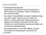 Satelliitide kasutamine atmosfääri füüsikaliste tingimuste ja ilmastikunähtuste uurimisel #9