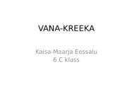 VANA-KREEKA