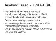 EESTI 18 SAJANDIL Vene võimu all #6