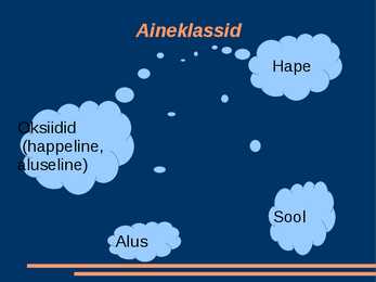 Aineklassid #3