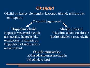 Aineklassid #4