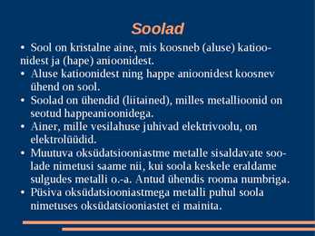 Aineklassid #7