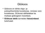 Süsivesikud ehk sahhariidid #6