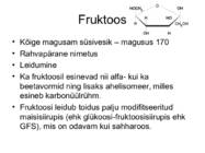 Süsivesikud ehk sahhariidid #8