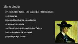 Marie Under-Mureliku suuga #2