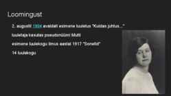 Marie Under-Mureliku suuga #3
