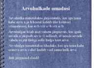 Arvuhulgad ja arvuhulkade omadused #5