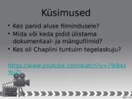 Filmikunst kahe maailmasõja vahel #8