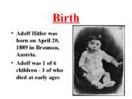 Hitler- early years #4