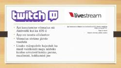 Twitch vs LiveStream võrdlus #5