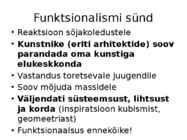 Funktsionalism ja konstruktivism #3