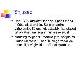 Jüriöö ülestõus #2