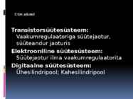 Süütesüsteemide võrdlus ja analüüs #3