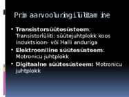 Süütesüsteemide võrdlus ja analüüs #6