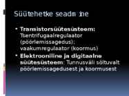 Süütesüsteemide võrdlus ja analüüs #7