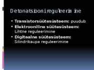 Süütesüsteemide võrdlus ja analüüs #8