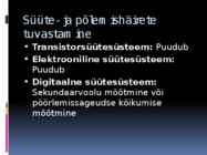 Süütesüsteemide võrdlus ja analüüs #10
