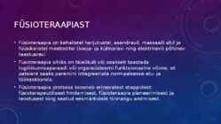 Füsioteraapia #3