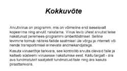 Arvutiviirused ja nende eest kaitsmine #11