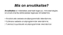 Arvutiviirused ja nende eest kaitsmine #7
