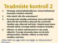 Andmebaaside struktuur-andmehalduskeskkonnad-tabelid-andmetüübid ja avaldised #13