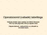 Andmebaaside struktuur-andmehalduskeskkonnad-tabelid-andmetüübid ja avaldised #14