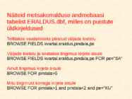 Andmebaaside struktuur-andmehalduskeskkonnad-tabelid-andmetüübid ja avaldised #19