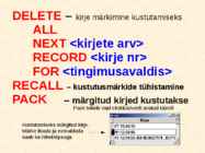 Andmebaaside struktuur-andmehalduskeskkonnad-tabelid-andmetüübid ja avaldised #21