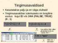 Andmebaaside struktuur-andmehalduskeskkonnad-tabelid-andmetüübid ja avaldised #36