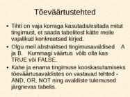Andmebaaside struktuur-andmehalduskeskkonnad-tabelid-andmetüübid ja avaldised #38