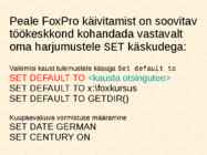 Andmebaaside struktuur-andmehalduskeskkonnad-tabelid-andmetüübid ja avaldised #6