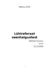 Lühireferaat seenhaigustest