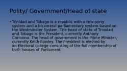 Trindidad and Tobago #6