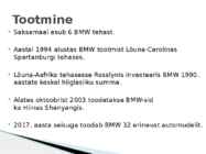 BMW - esitlus ettevõtte kohta #4