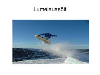 Lumelauatamine