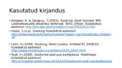 Esitlus- Sookurg #13