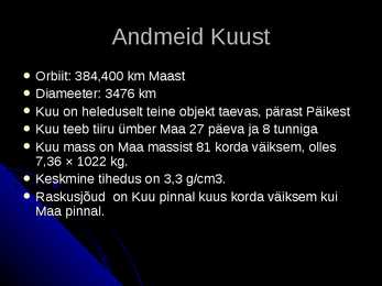 Maa-kuu ja kliimamuutused Maal #7