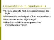 Sissejuhatus looduskaitsebioloogiasse #17