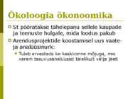 Sissejuhatus looduskaitsebioloogiasse #23