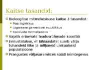 Sissejuhatus looduskaitsebioloogiasse #5