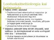 Sissejuhatus looduskaitsebioloogiasse #7