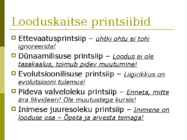Sissejuhatus looduskaitsebioloogiasse #9