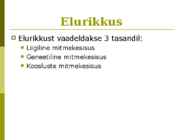 Sissejuhatus looduskaitsebioloogiasse #10